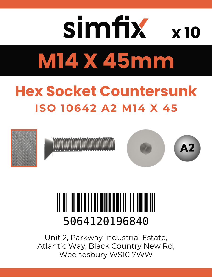 Simfix product label - 10642A214045-D