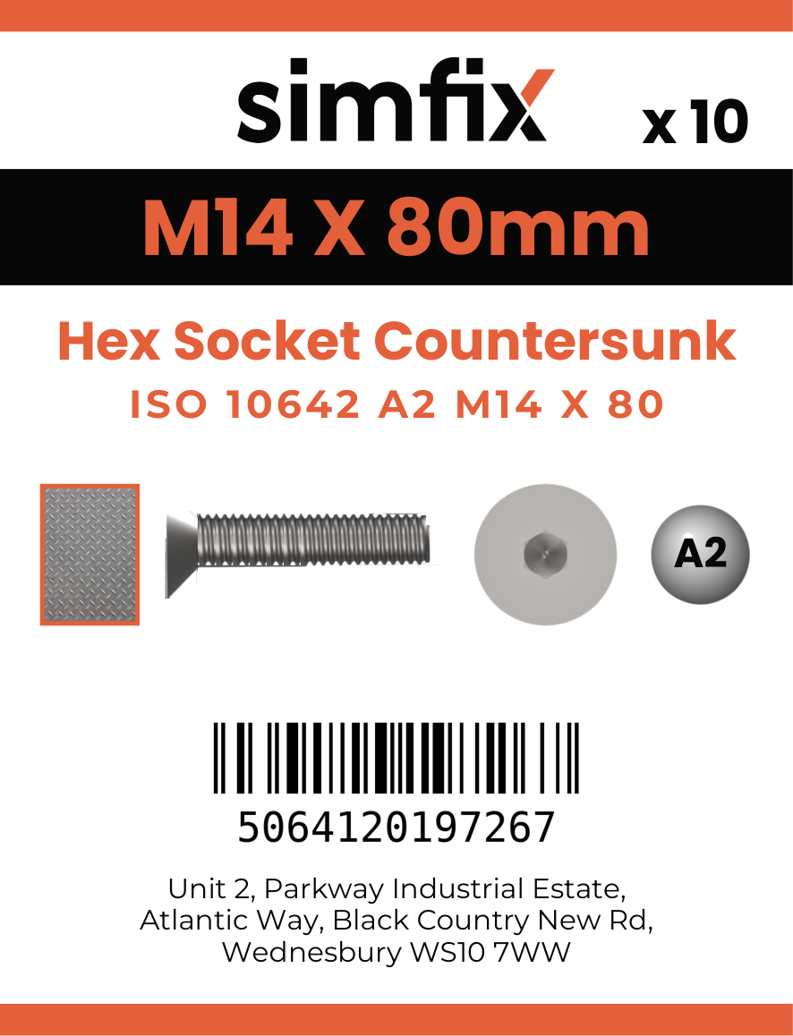 Simfix product label - 10642A214080-D