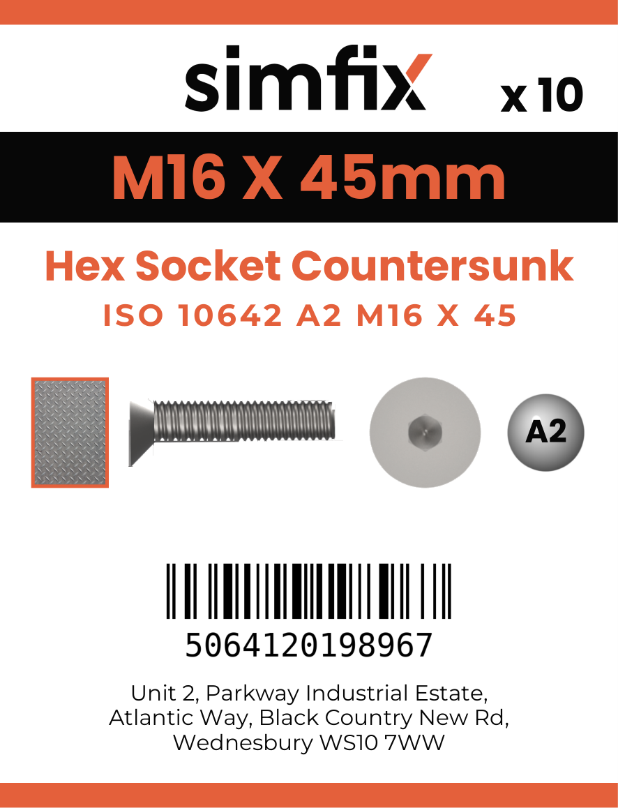 Simfix product label - 10642A216045-D