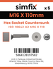 Simfix product label - 10642A216110-D