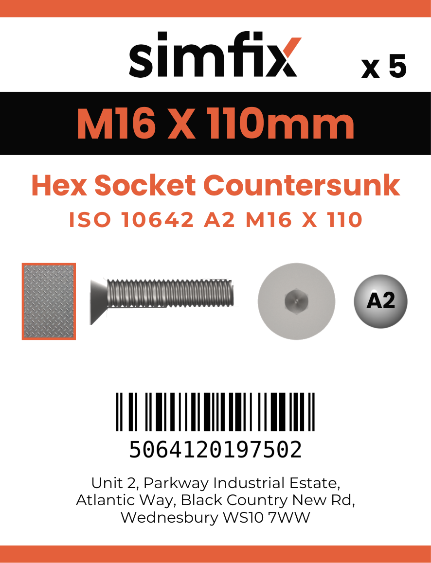 Simfix product label - 10642A216110-D
