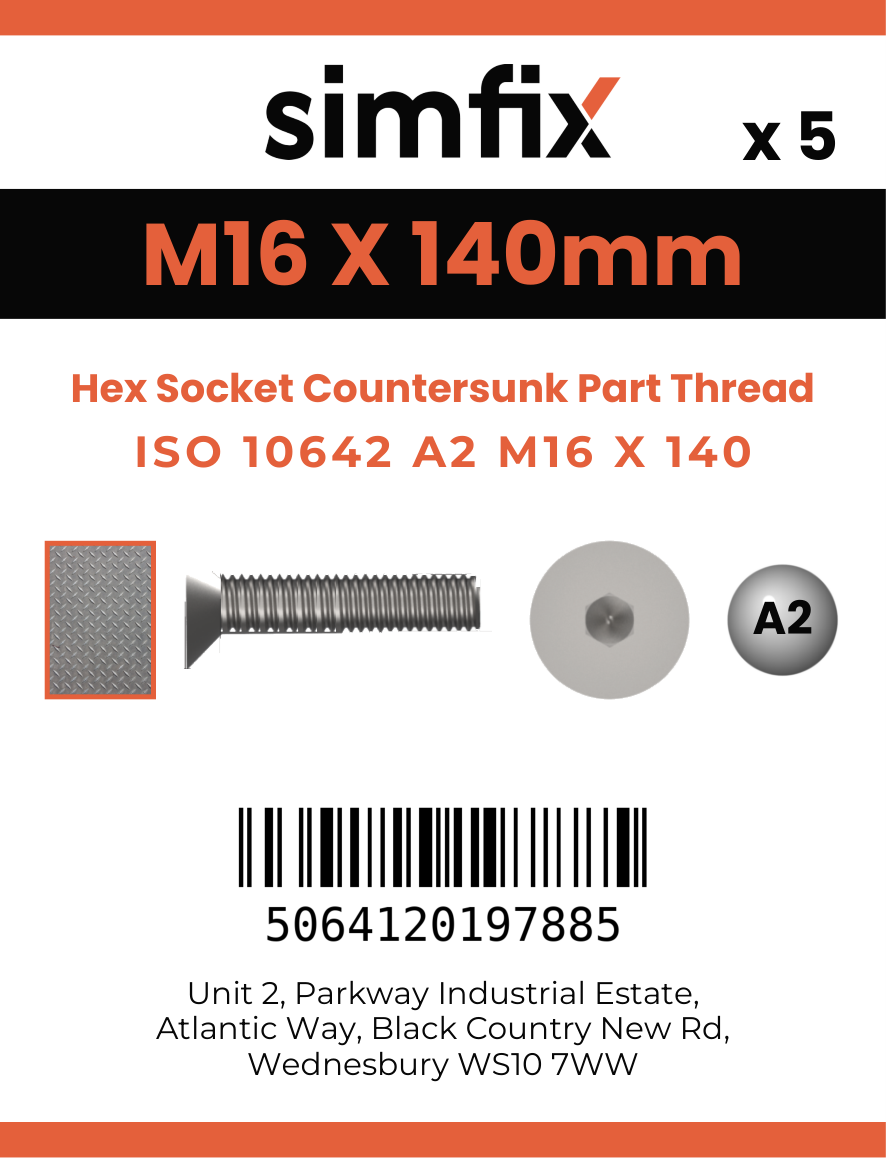 Simfix product label - 10642A216140-D