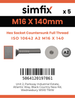 Simfix product label - 10642A216140FT-D