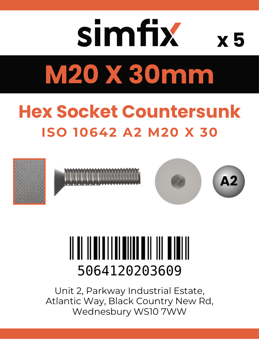 Simfix product label - 10642A220030-D