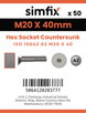 Simfix product label - 10642A220040-T