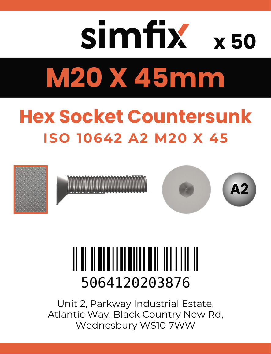 Simfix product label - 10642A220045-T