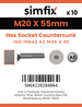 Simfix product label - 10642A220055-D