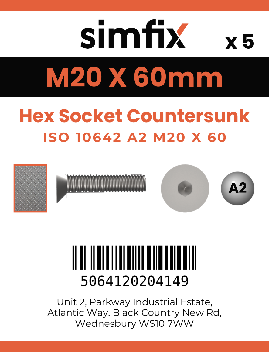 Simfix product label - 10642A220060-D