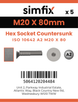 Simfix product label - 10642A220080-D