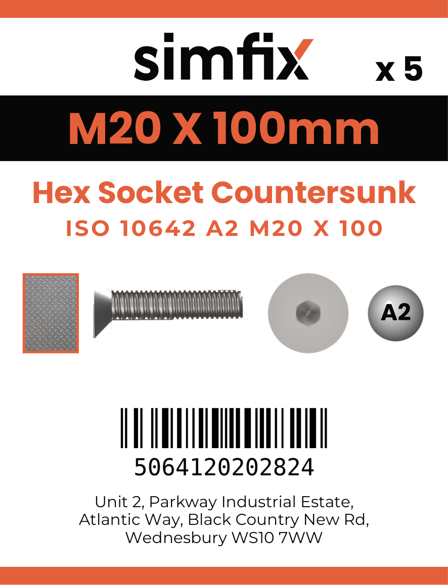 Simfix product label - 10642A220100-D
