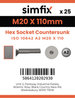 Simfix product label - 10642A220110-T