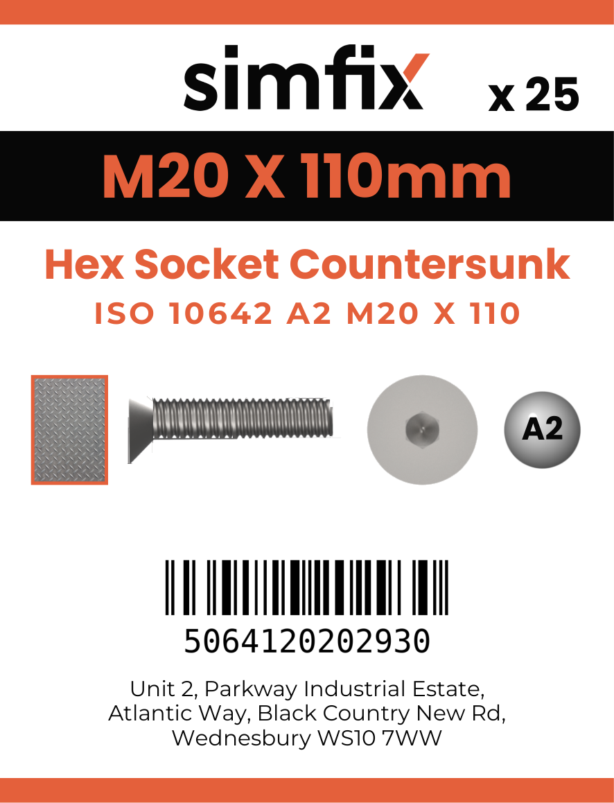 Simfix product label - 10642A220110-T