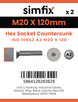 Simfix product label - 10642A220120-D