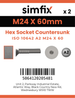 Simfix product label - 10642A224060-D