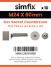 Simfix product label - 10642A224060-T