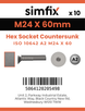 Simfix product label - 10642A224060-T