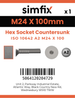 Simfix product label - 10642A224100-D