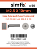 Simfix product label - 10642A4025010-T