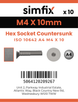 Simfix product label - 10642A404010-D