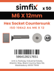 Simfix product label - 10642A406012-T