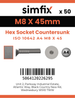 Simfix product label - 10642A408045-T