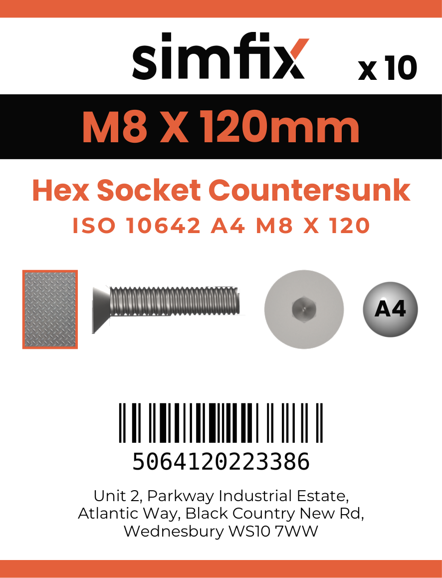 Simfix product label - 10642A408120-D