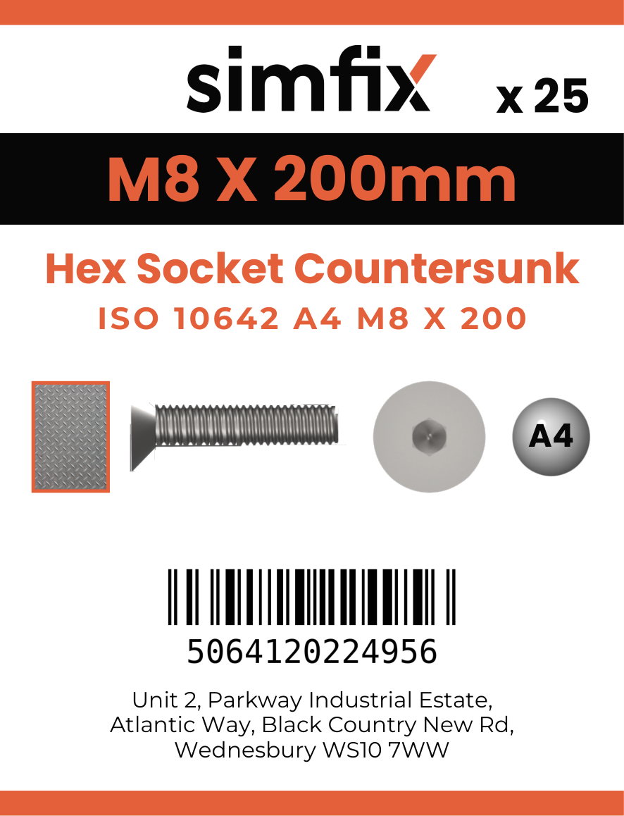 Simfix product label - 10642A408200-T