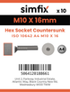 Simfix product label - 10642A410016-D