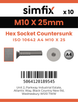 Simfix product label - 10642A410025-D