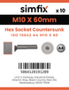 Simfix product label - 10642A410060-D