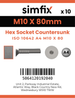Simfix product label - 10642A410080-D