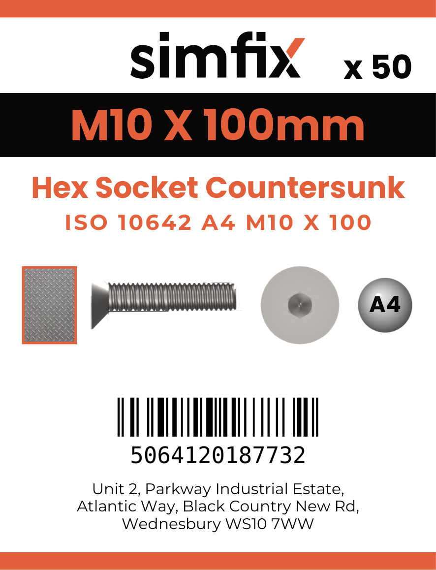 Simfix product label - 10642A410100-T