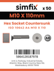 Simfix product label - 10642A410110-T