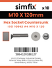 Simfix product label - 10642A410120-D