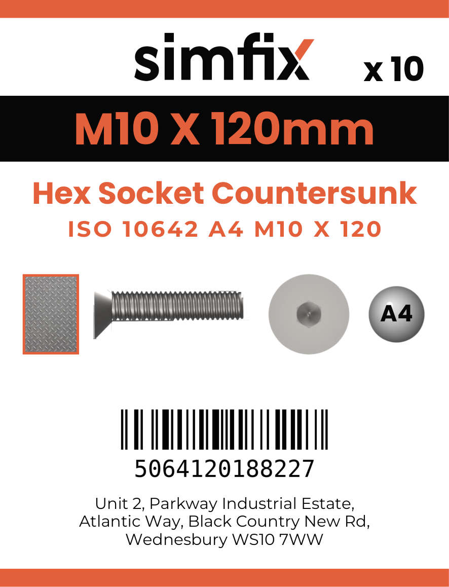 Simfix product label - 10642A410120-D