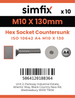 Simfix product label - 10642A410130-D