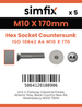 Simfix product label - 10642A410170FT-D