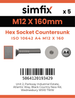 Simfix product label - 10642A412160-D