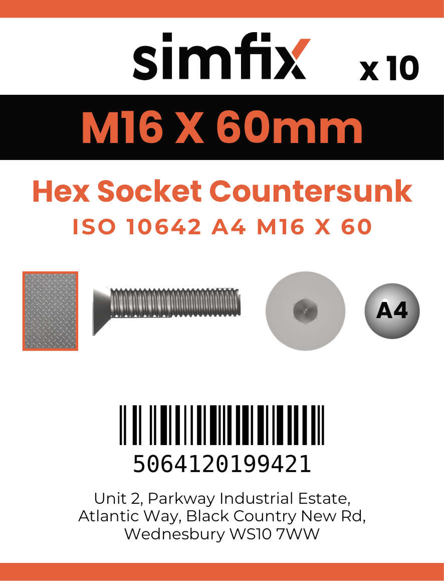 Simfix product label - 10642A416060-D