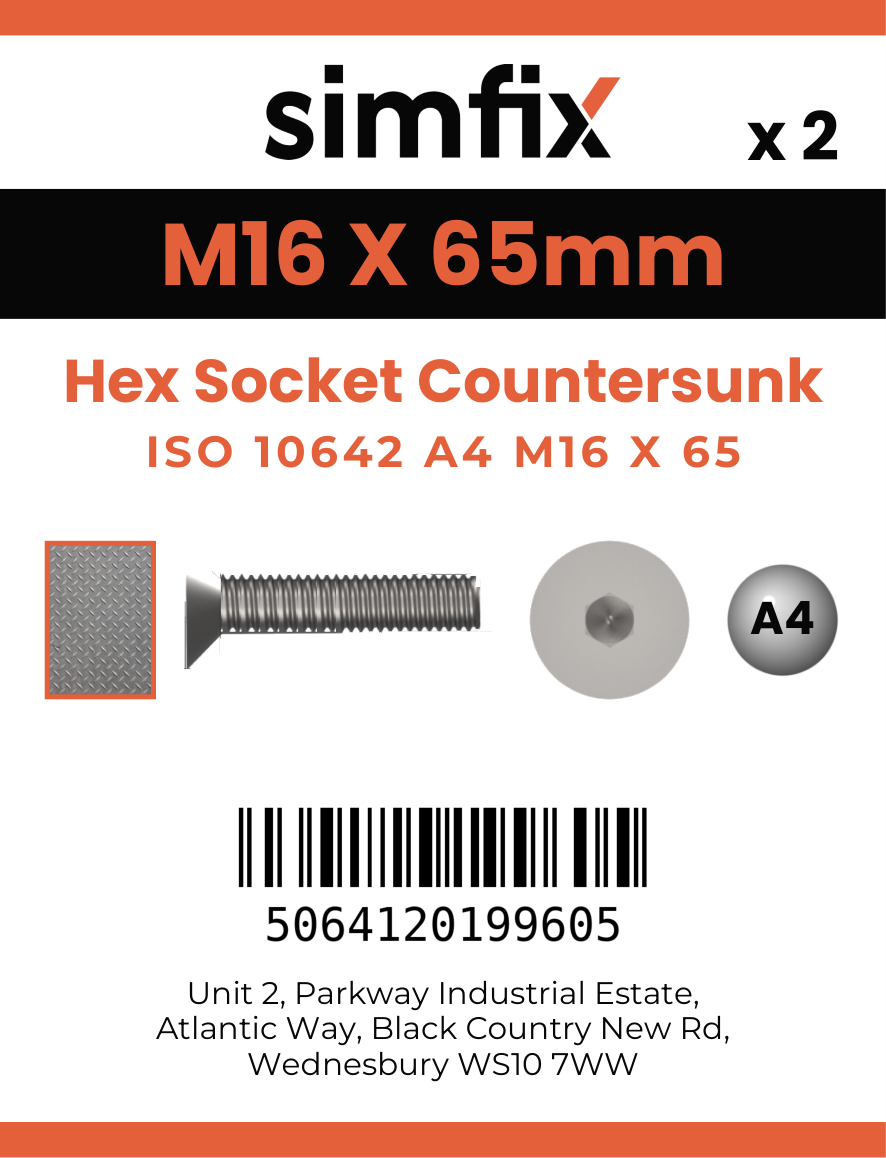 Simfix product label - 10642A416065-D