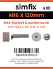 Simfix product label - 10642A416120-T