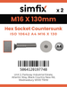 Simfix product label - 10642A416130-D