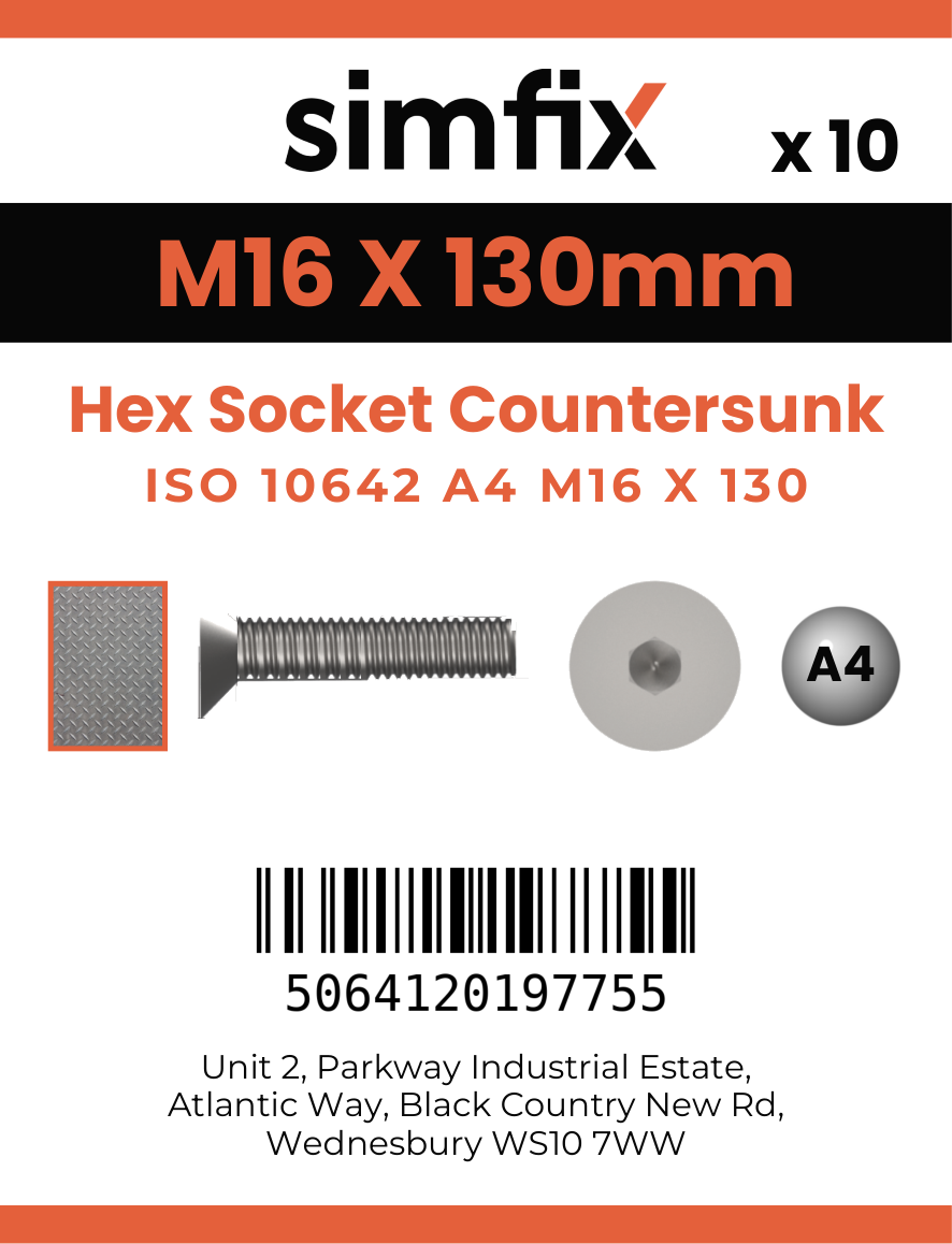 Simfix product label - 10642A416130-T