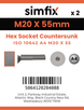 Simfix product label - 10642A420055-D
