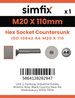 Simfix product label - 10642A420110-D