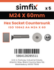 Simfix product label - 10642A424060FT-T