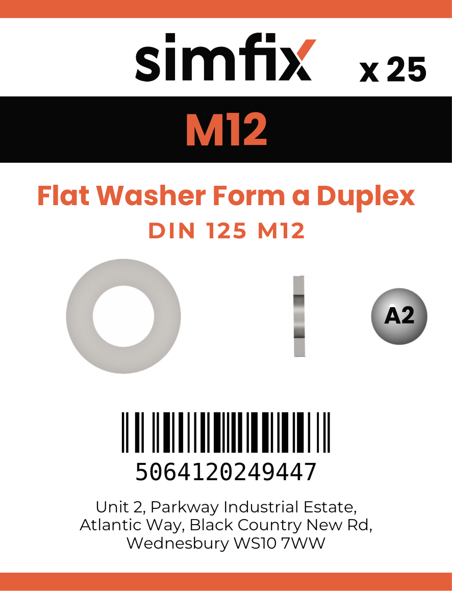 Simfix product label - 125A-1.4462-0130-D