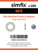 Simfix product label - 125A-1.4462-0130-T