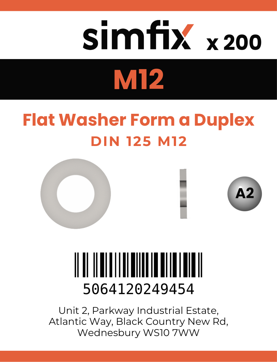 Simfix product label - 125A-1.4462-0130-T