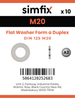 Simfix product label - 125A-1.4462-0210-D